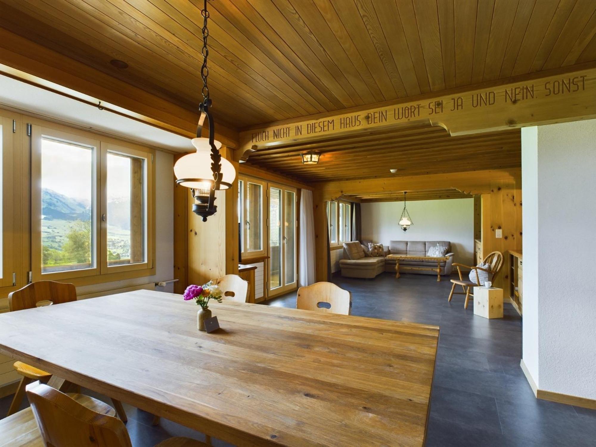 Hotel Chalet Bergblick Aeschi Bei Spiez Exterior foto