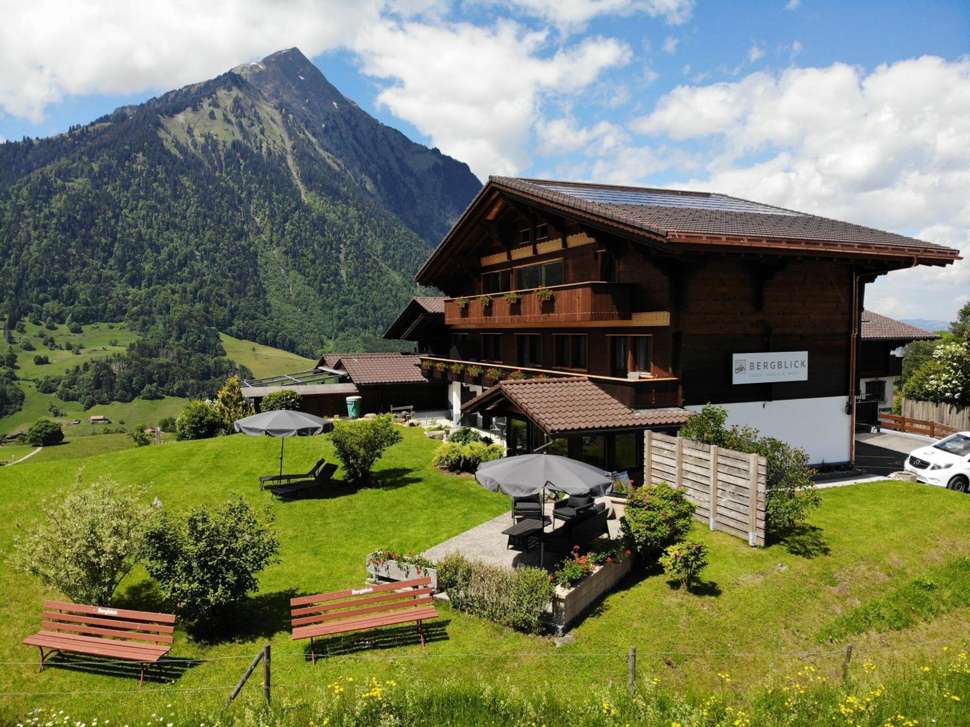 Hotel Chalet Bergblick Aeschi Bei Spiez Exterior foto